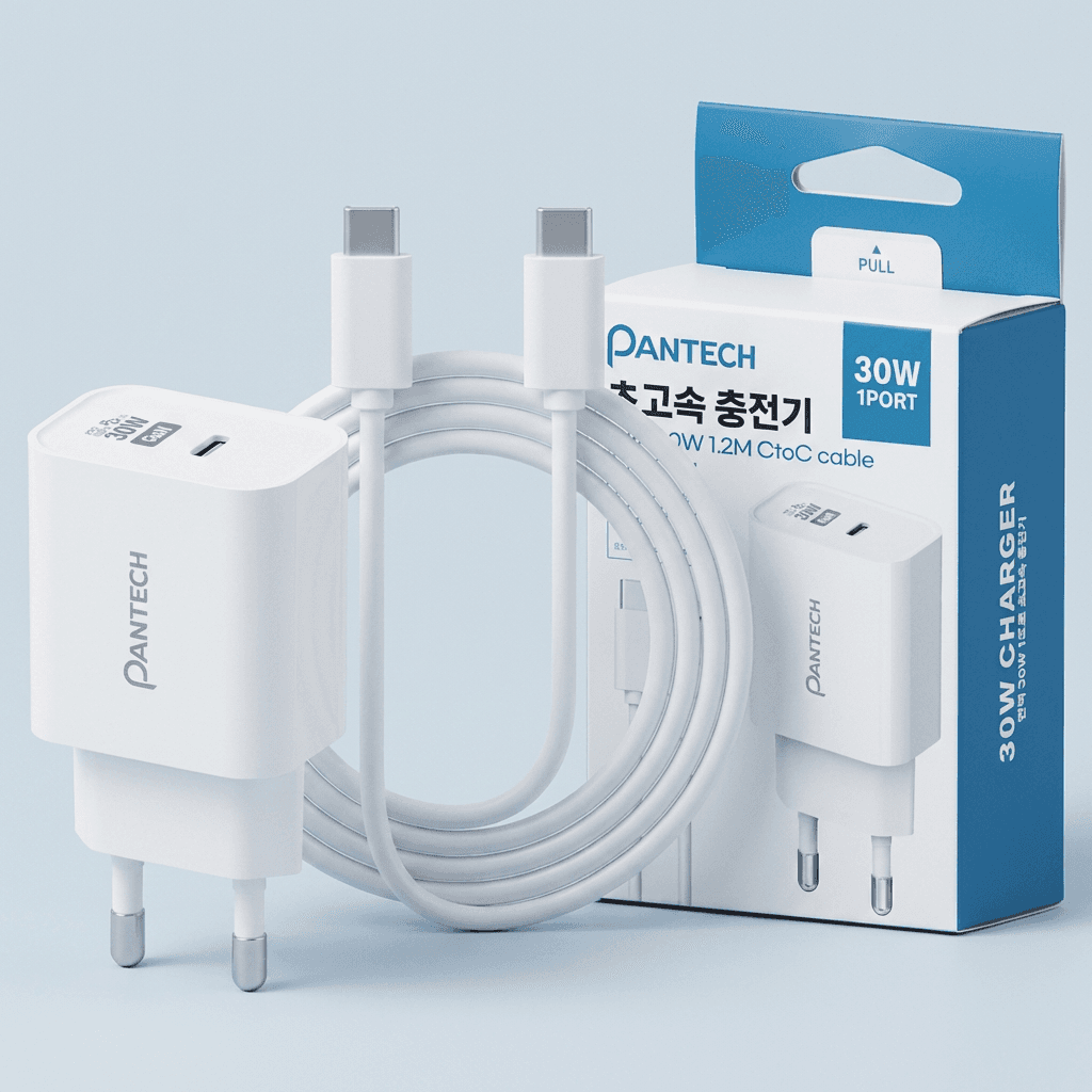 팬택 30W USB-C 충전기