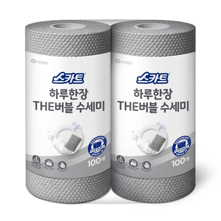 스카트 하루한장 수세미 100매