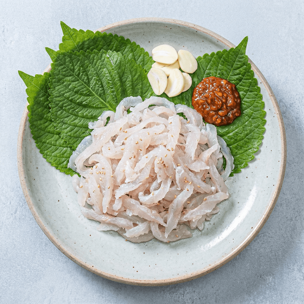 물가자미회 야채 세트 4세트