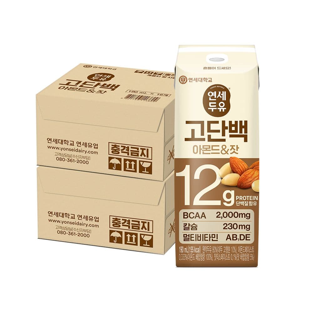 연세두유 고단백 아몬드&잣 32팩