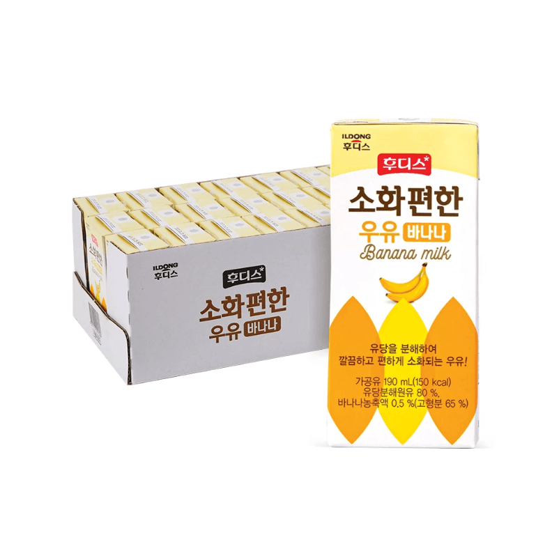 일동후디스 소화편한 우유 바나나