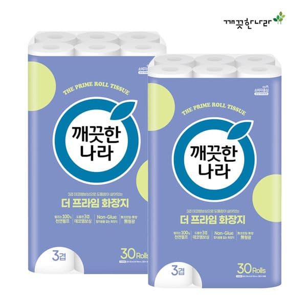 깨끗한나라 데코엠보 더 프라임 60롤