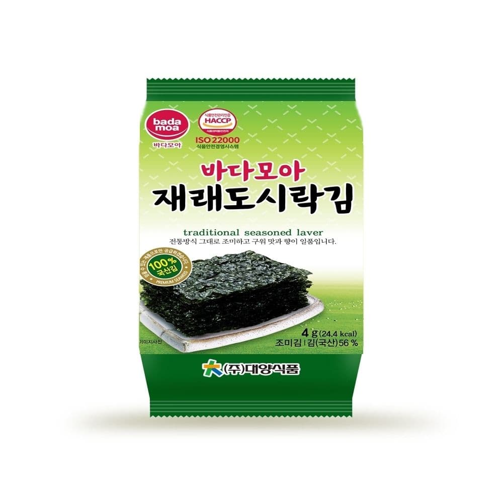 바다모아 재래 도시락김 72봉