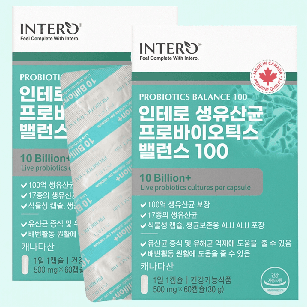 인테로 생유산균 밸런스 100