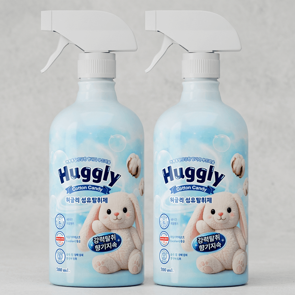 허글리 대용량 섬유탈취제 700ml 2개