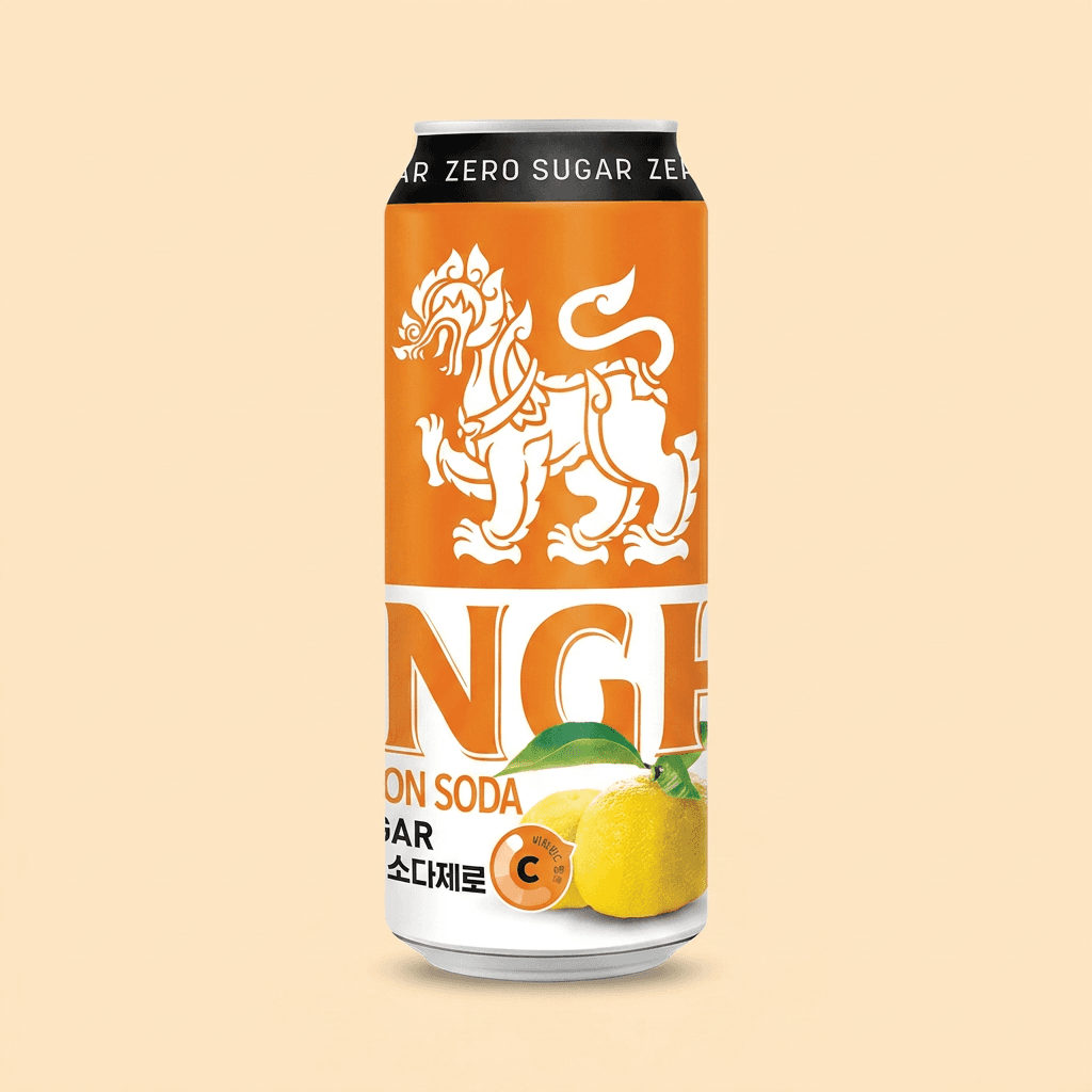 싱하 유자소다 제로 330ml 24캔