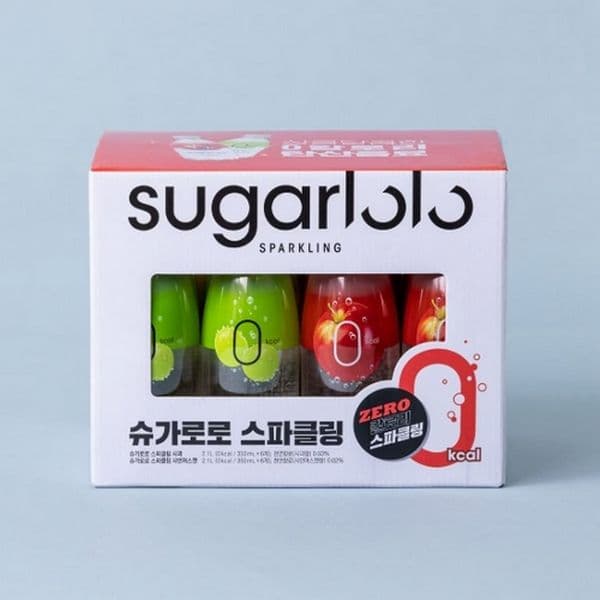 슈가로로 스파클링 버라이어티팩 350ml 12개입