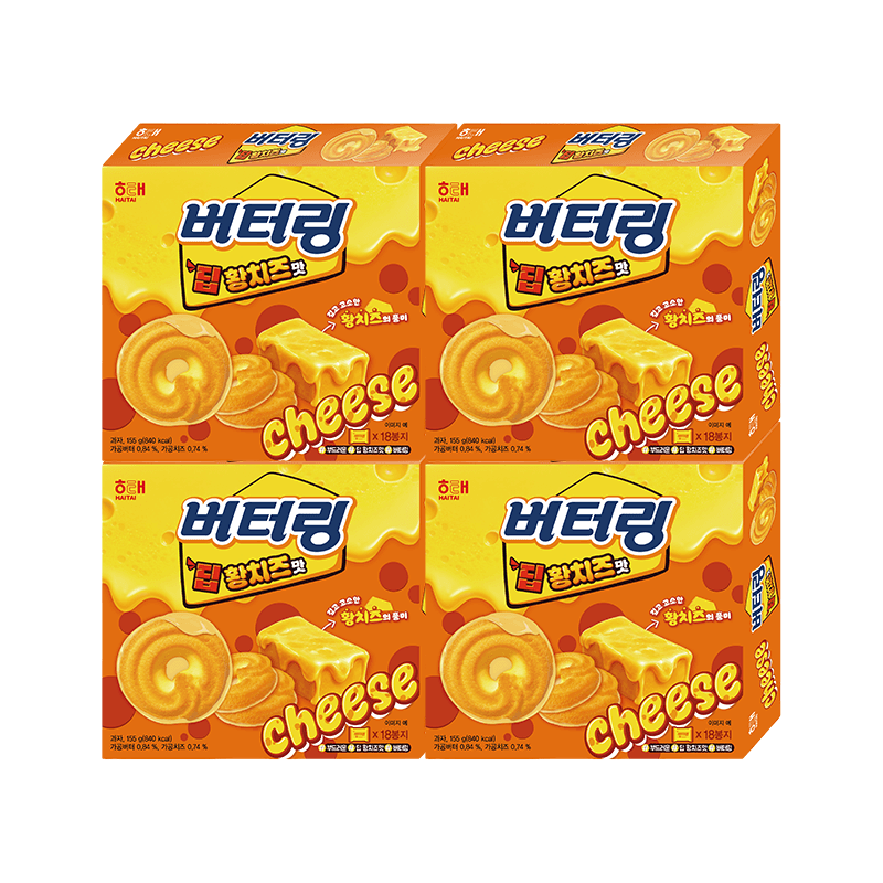 해태제과 버터링 155g 4개