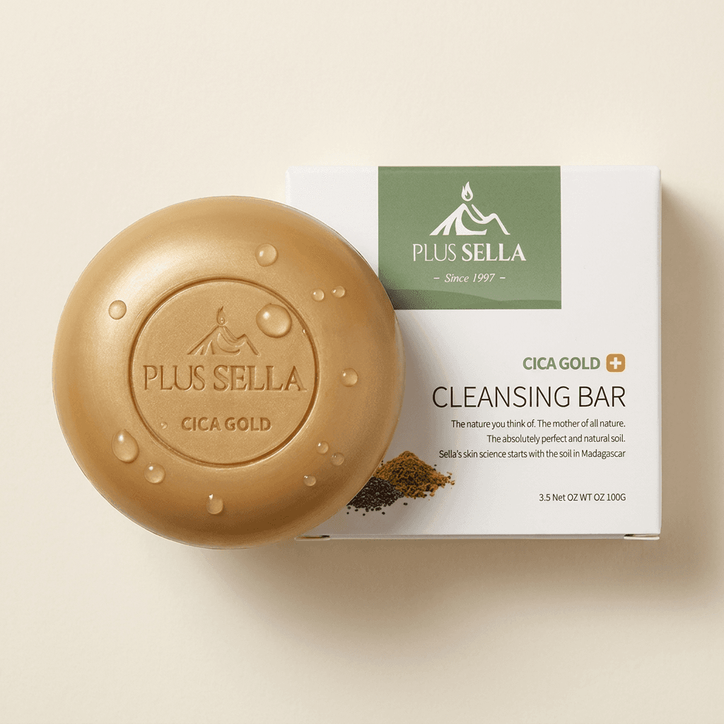 Pluscella Cica Gold Cleansing Bar 100g