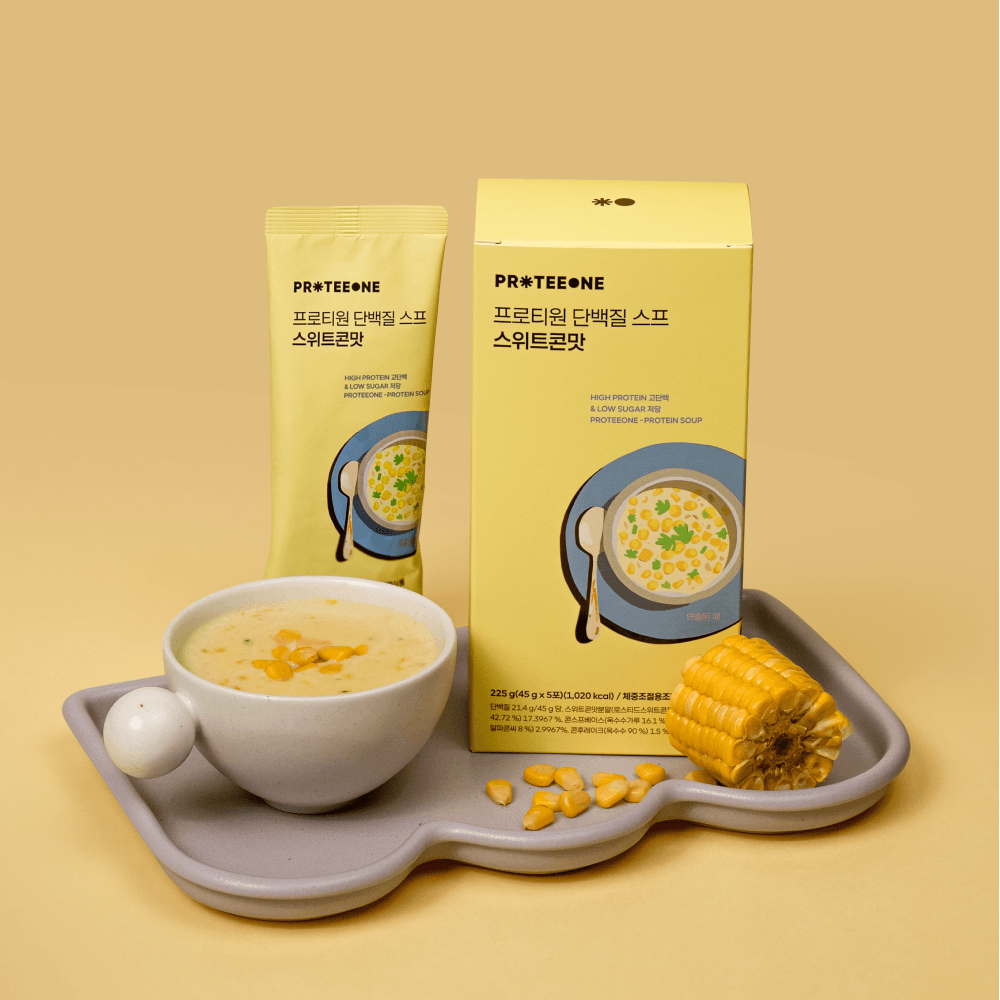 ProteOne Protein Soup Sweet Corn 45g 5 packs × 2 boxes