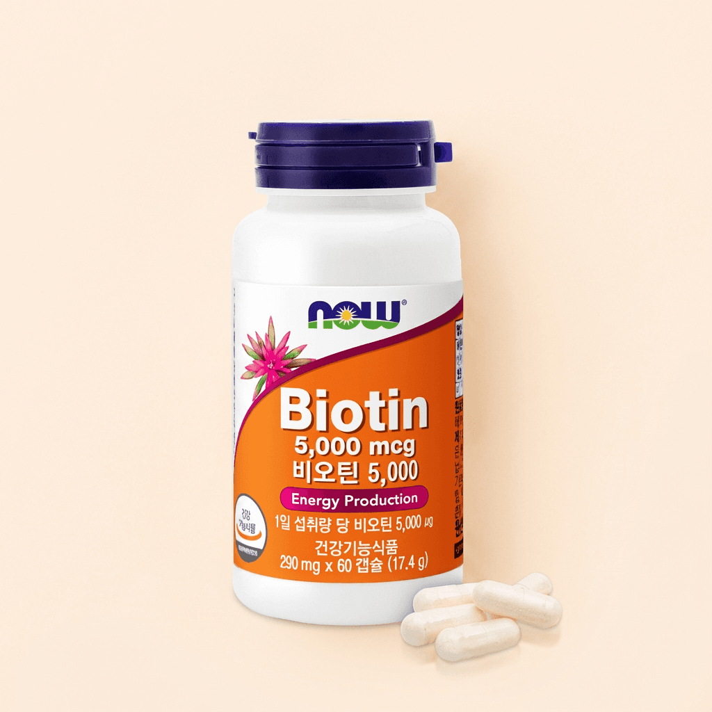 나우푸드 비오틴 5000mcg 60캡슐