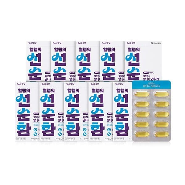 셀파렉스 알티지 오메가3 1010mg 10캡슐