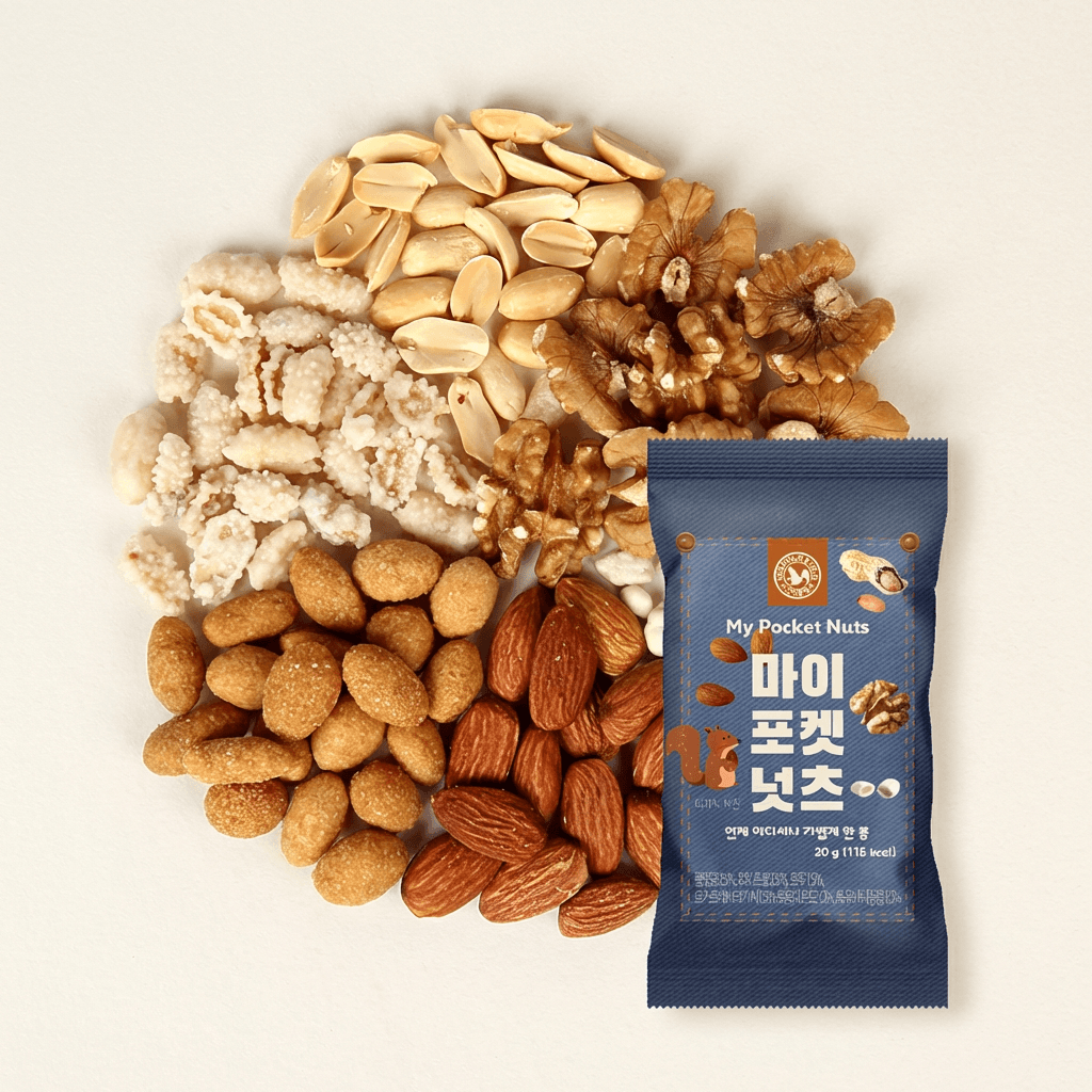 산과들에 하루견과 마이포켓넛츠 20g 100봉