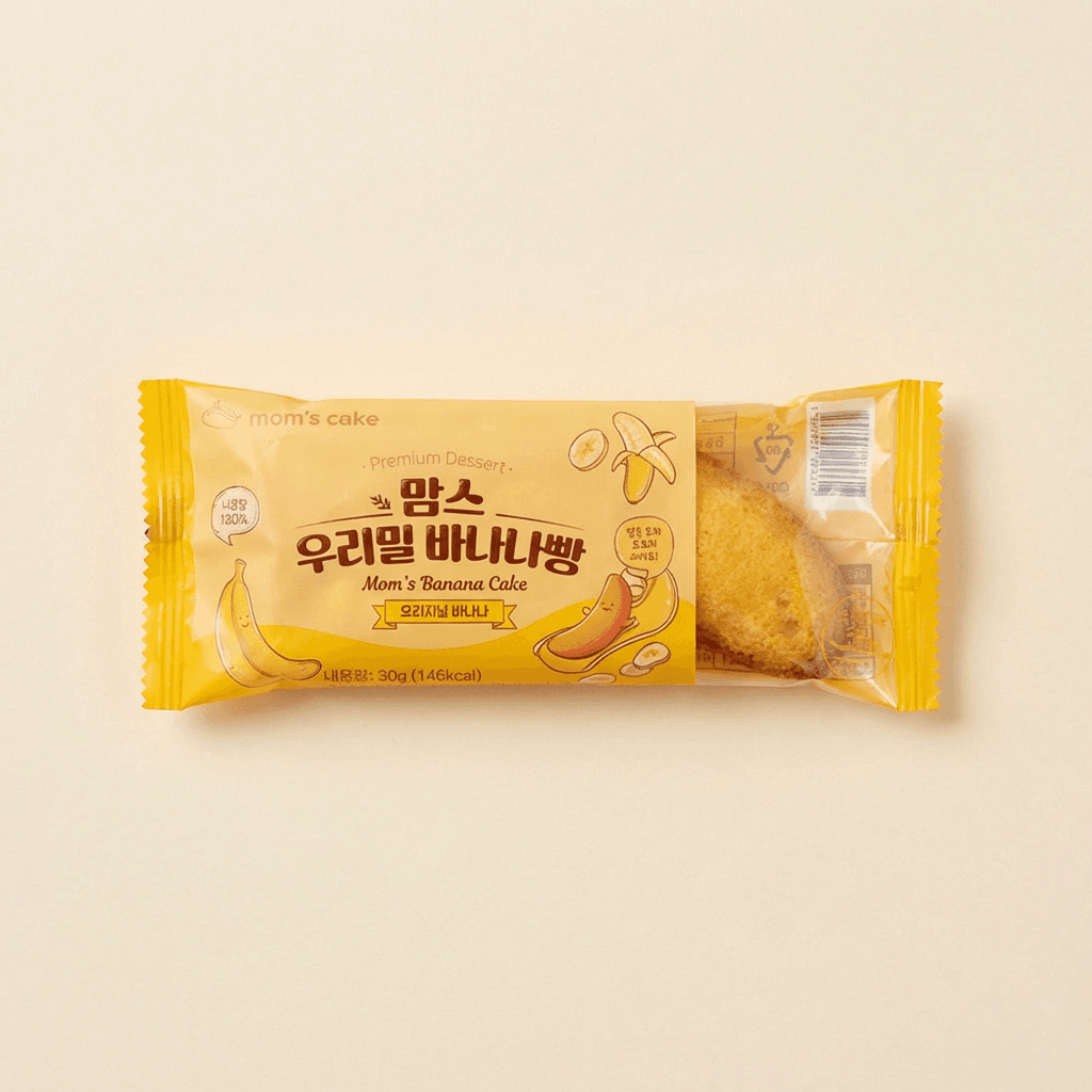맘스케이크 우리밀 바나나빵 30g 30개