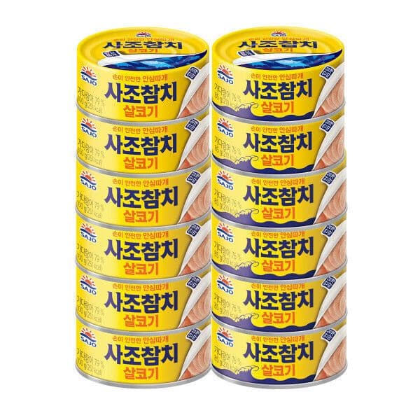 사조 살코기참치 12입 (100gx6+85gx6)