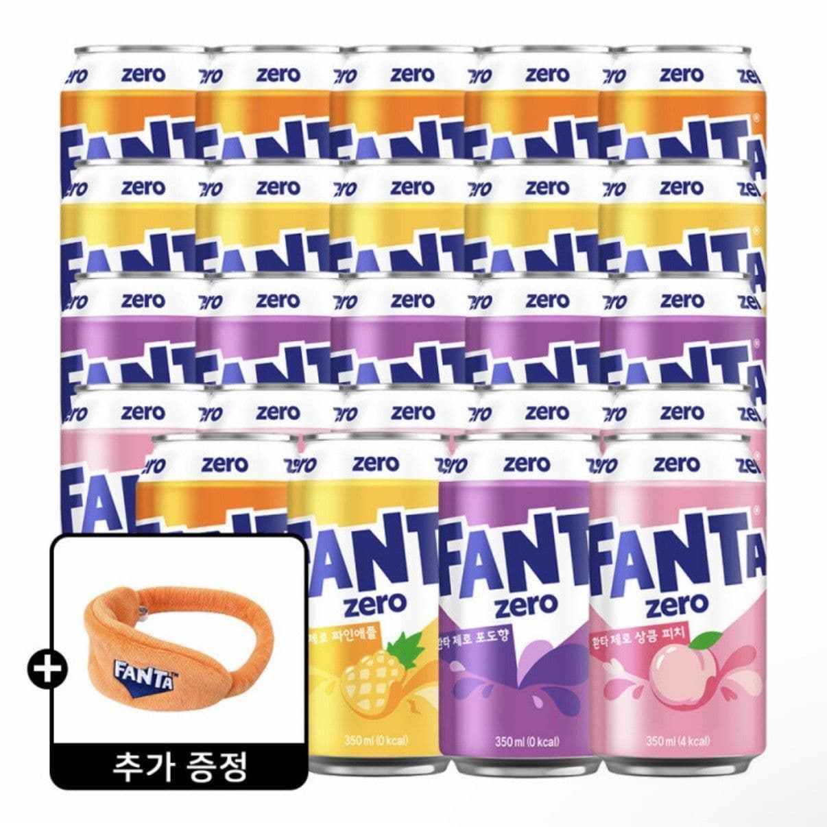 환타 제로 350ml 4종 6입 24캔