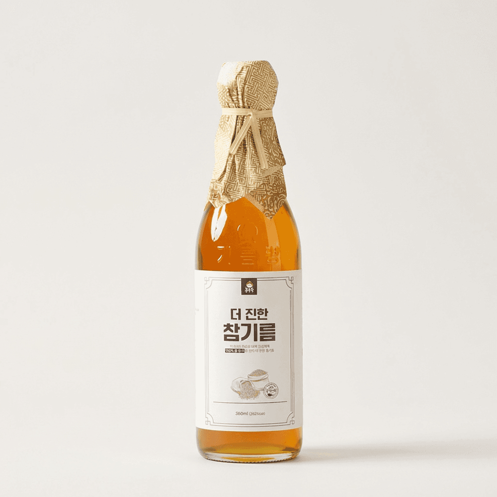 홍주부 더 진한 참기름 350ml 2병