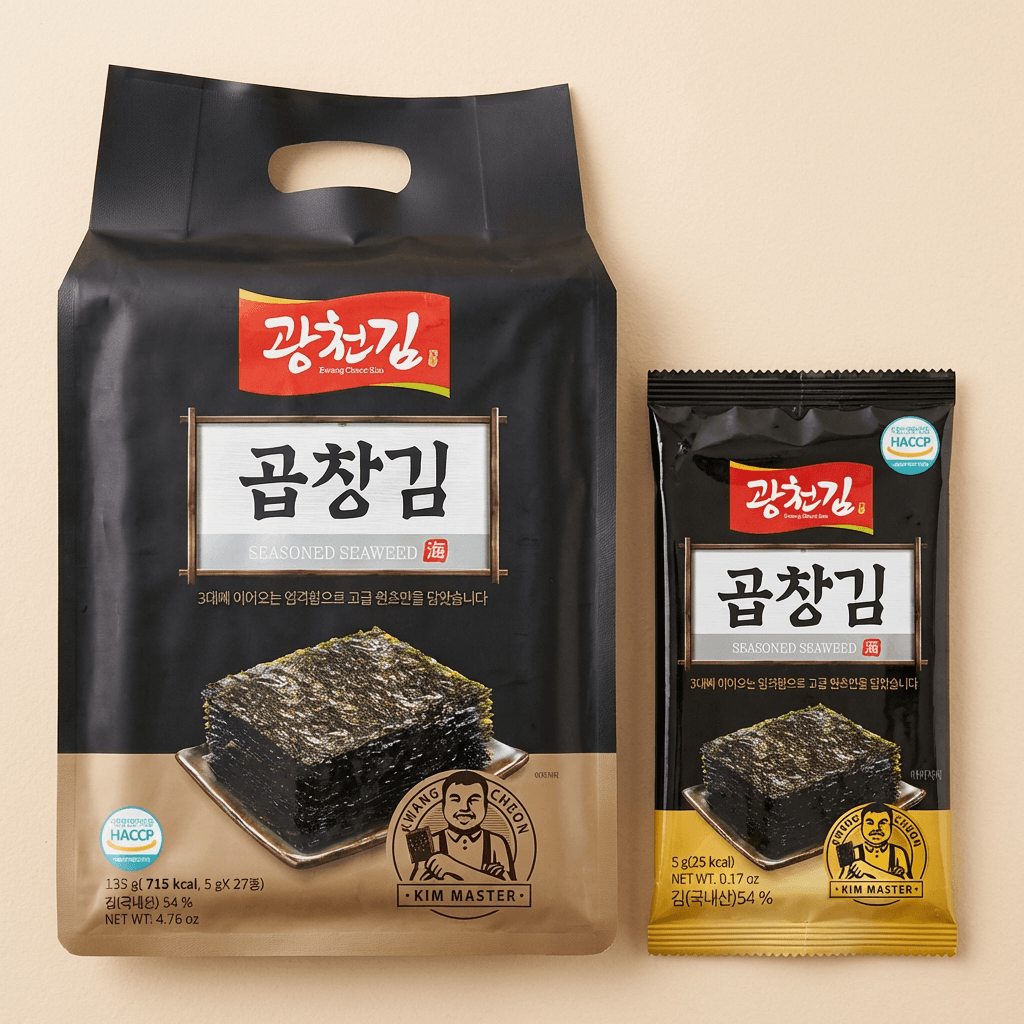 광천김 곱창김 5g 27개