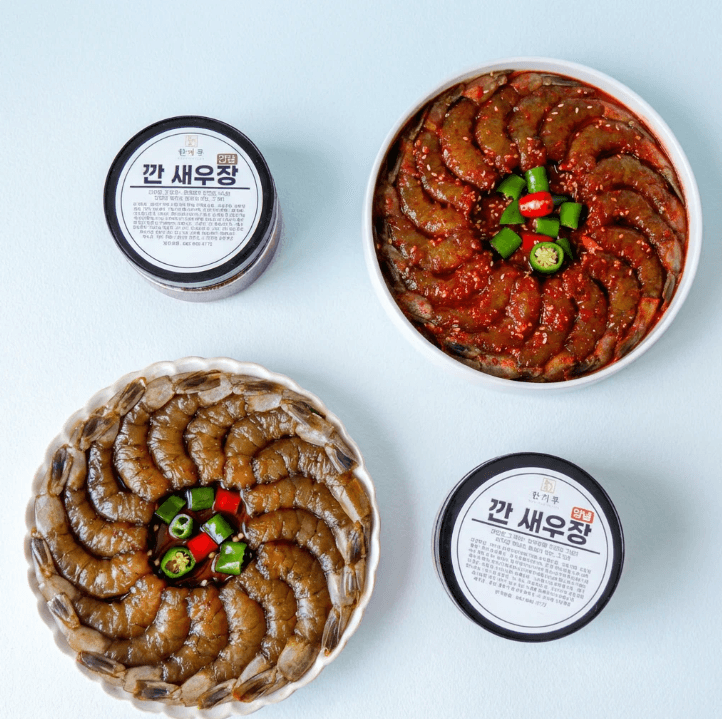 한끼루 깐새우장 간장+양념 세트