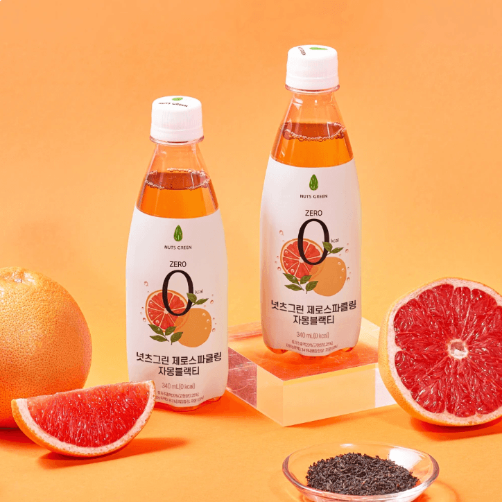 Nutzgreen Zero Sparkling Grapefruit Black Tea 6-pack