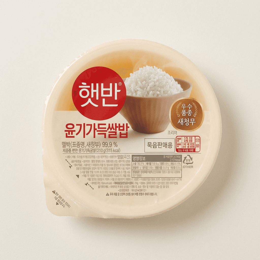 햇반 윤기가득쌀밥 210g 36개