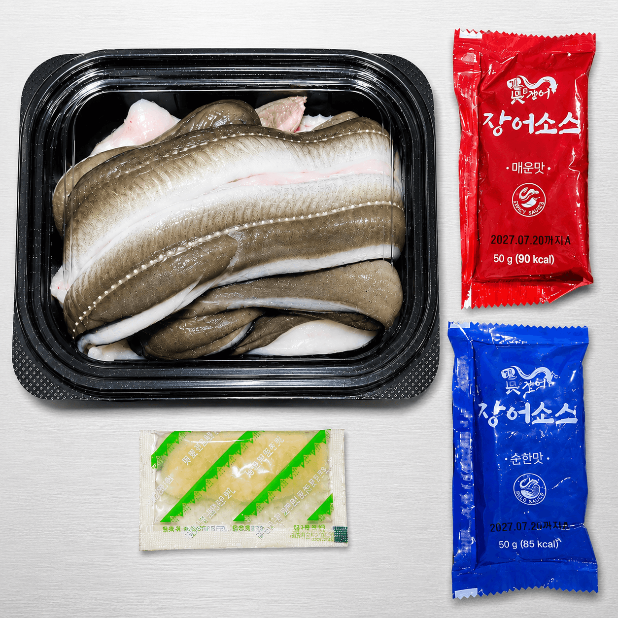 산들에담다 통영 손질 활 바다장어 1kg