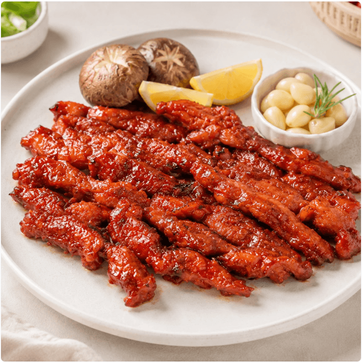 국내산 양념 닭목살 매콤고추장맛 500g