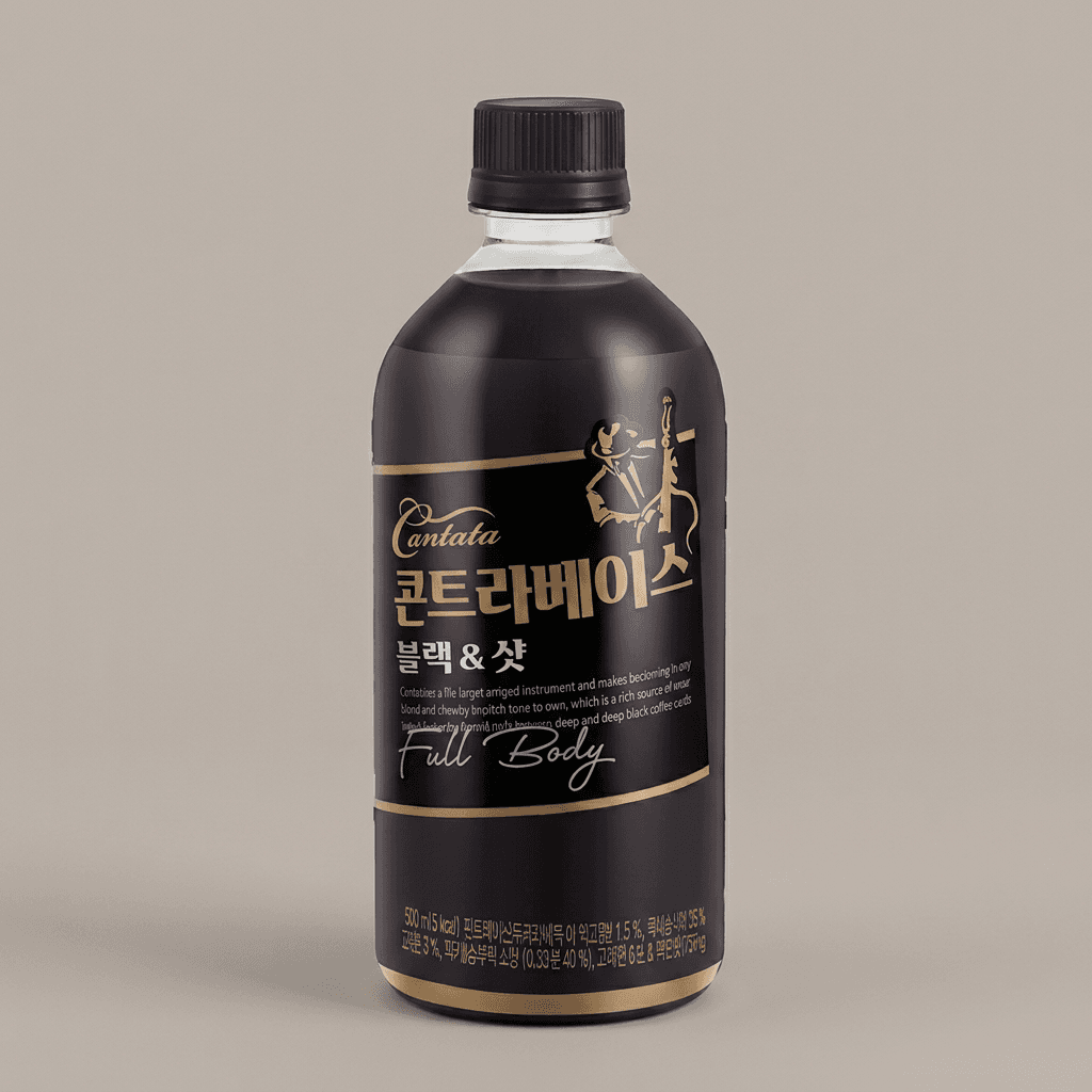 칸타타 콘트라베이스 블랙 500ml 24캔
