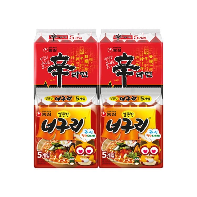 농심 신라면+너구리 각 10개