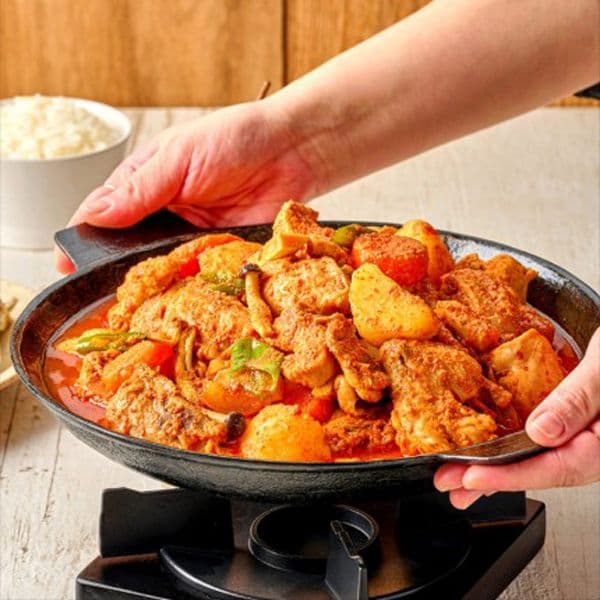 초록들 솥뚜껑 닭볶음탕 1kg 2개