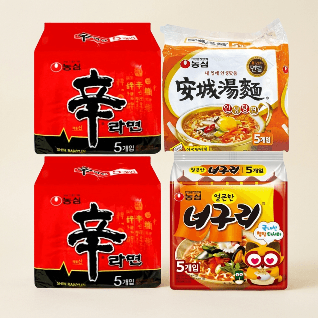 농심 신라면+안성탕면+너구리 20봉