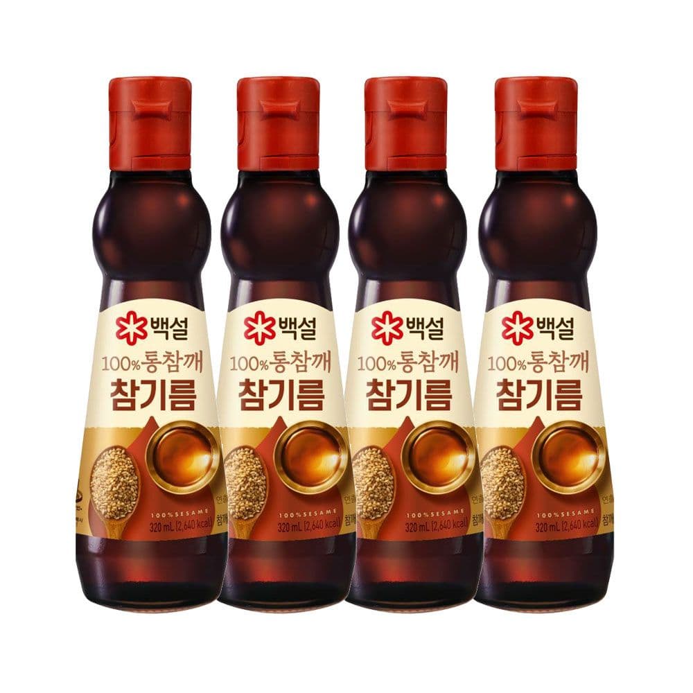 백설 백퍼센트 통참깨 참기름