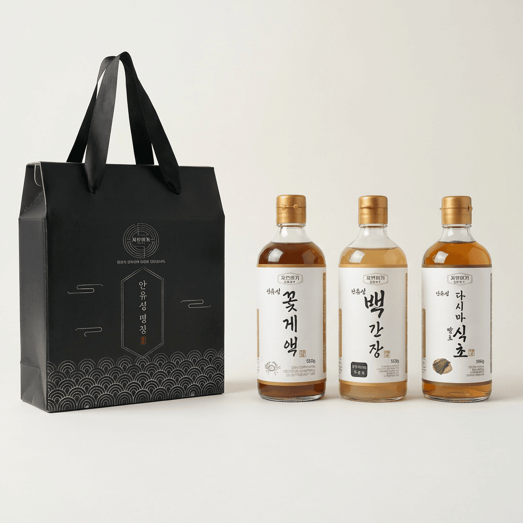 자연미가 안유성 백간장 560g 3종 세트