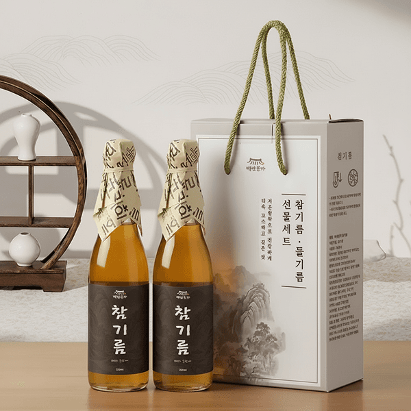 백년본가 통 참깨 참기름 선물세트