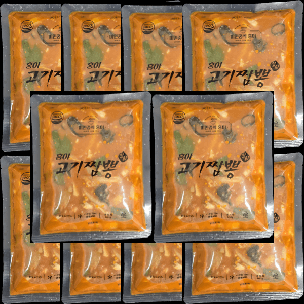 홍야 직화고기짬뽕 소스 400g 10개