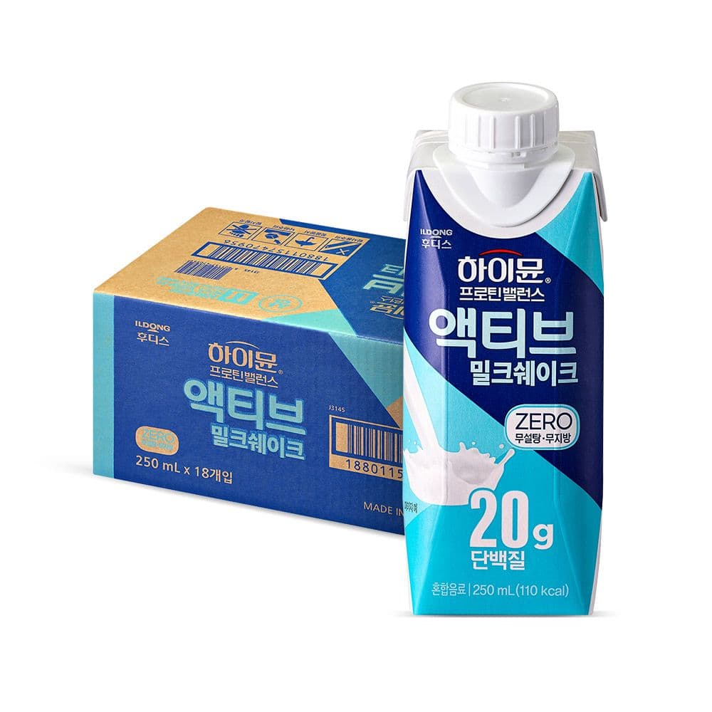 하이뮨 프로틴 밸런스 액티브 250ml 18개