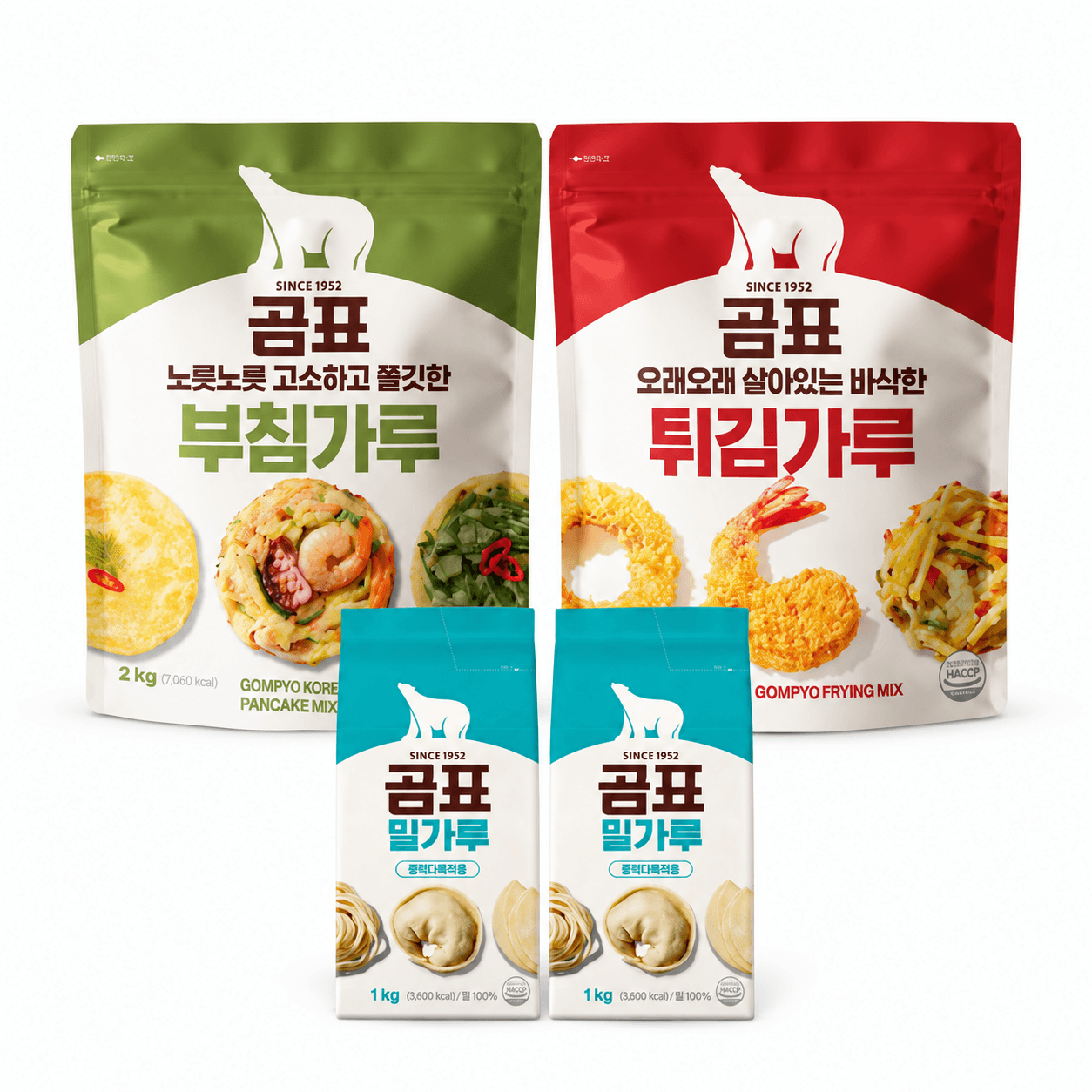 곰표 밀가루 세트 부침+튀김+밀가루