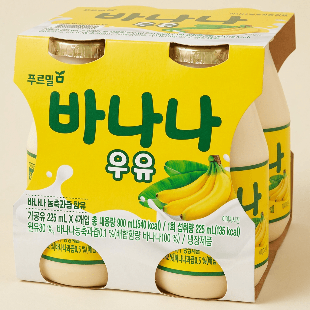 푸르밀 바나나우유 225ml 24개