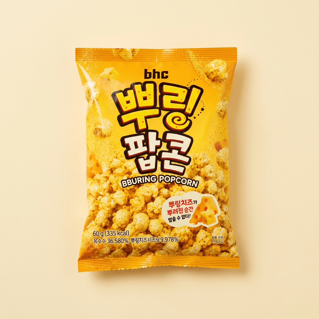 bhc 뿌링팝콘 60g 12개
