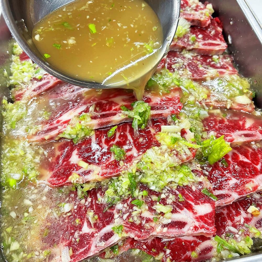 수원식 양념 LA갈비 500g 4팩