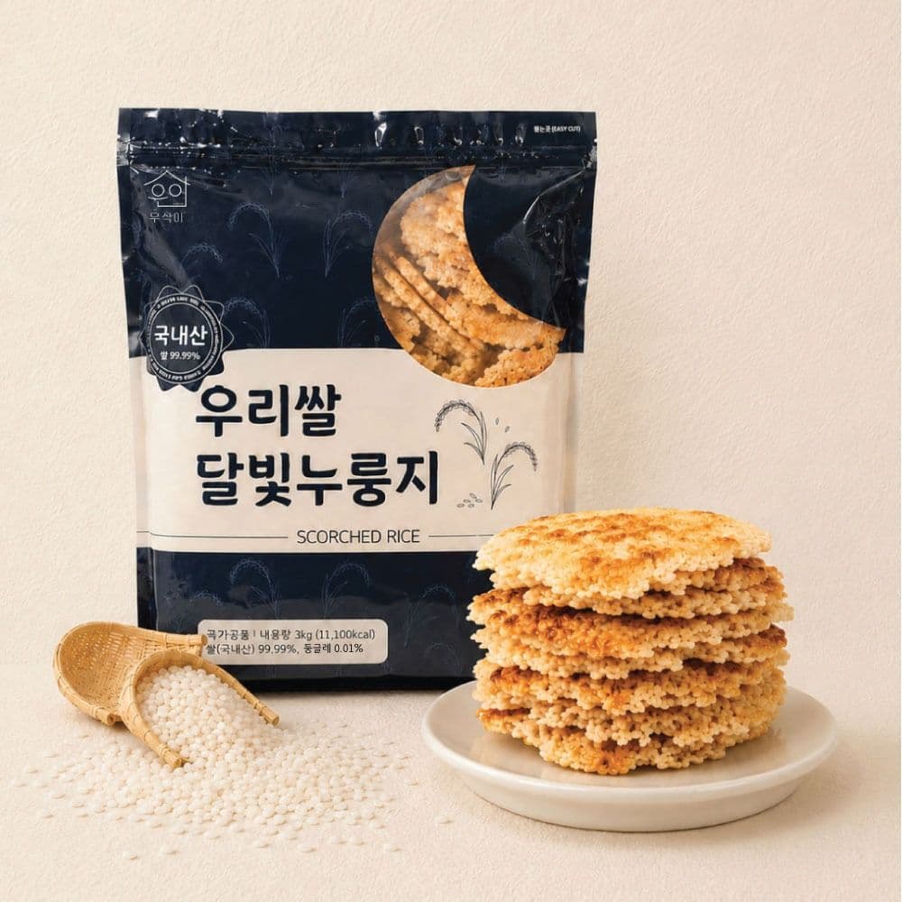 우리쌀 달빛누룽지 3kg