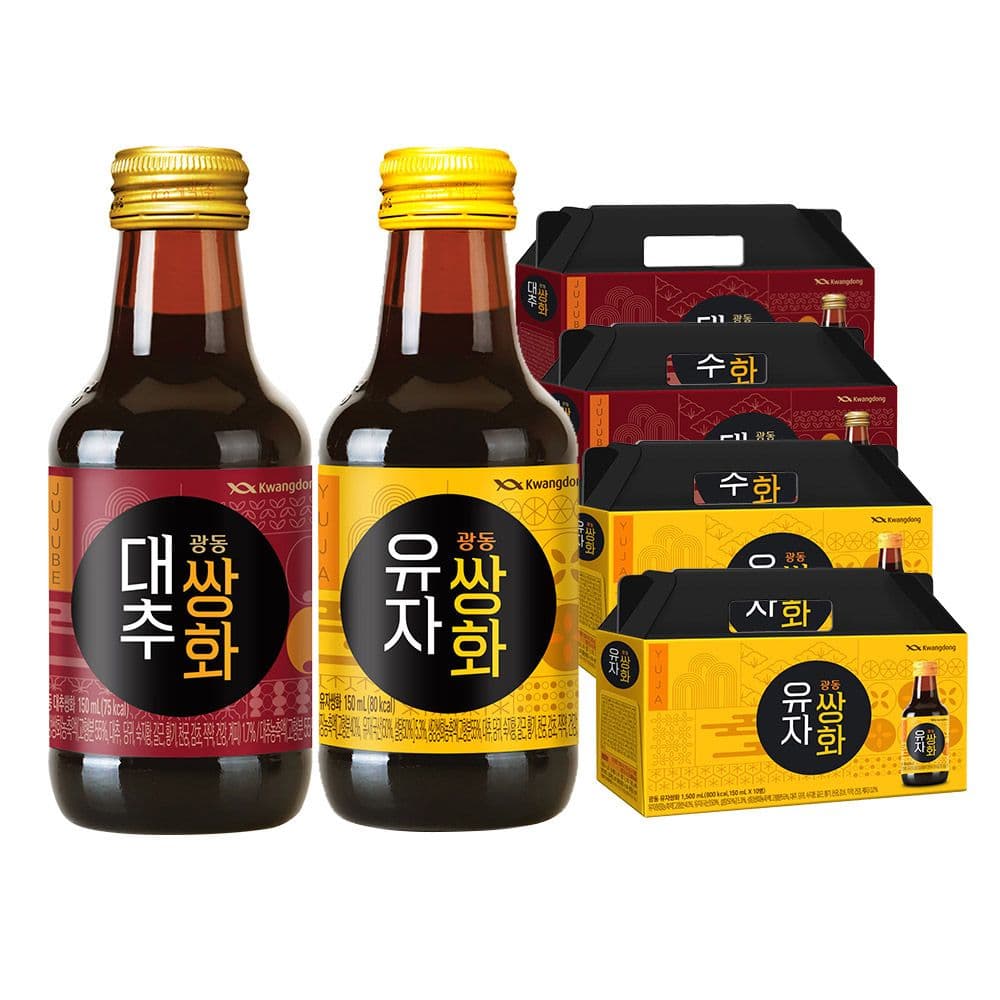광동 대추쌍화+유자쌍화 150ml 40병