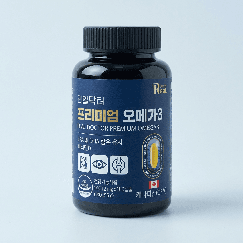리얼닥터 프리미엄 오메가3 180캡슐