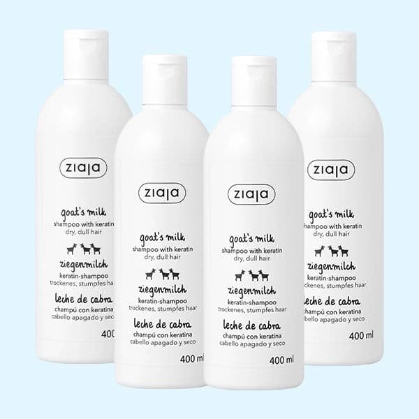 지아자 산양유 헤어샴푸 400ml 4개