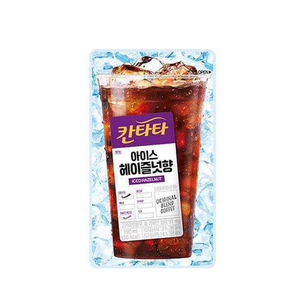 칸타타 아이스 커피 헤이즐넛