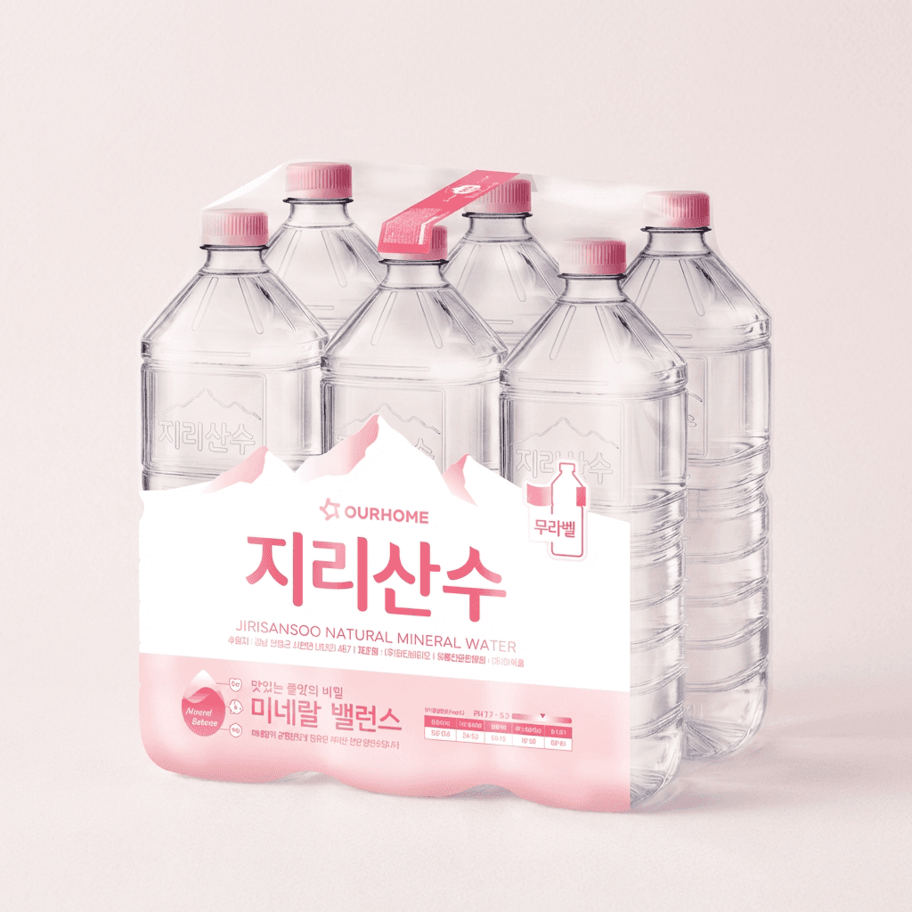 지리산수 생수 2L 18개