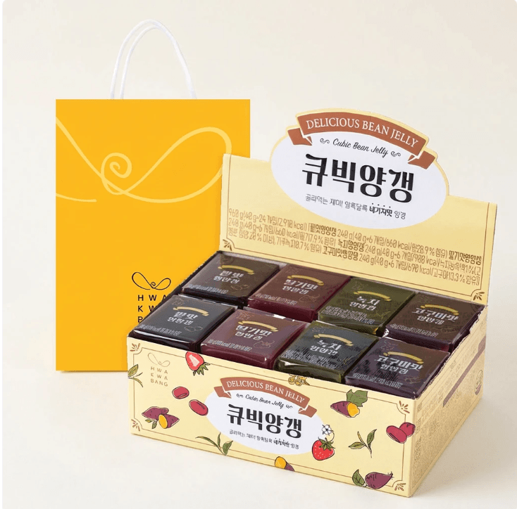 화과방 큐빅양갱 40g 24개입