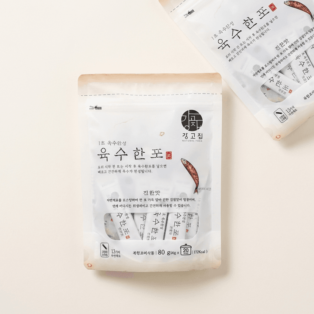강고집 육수한포 진한맛 4g x 20포 2봉