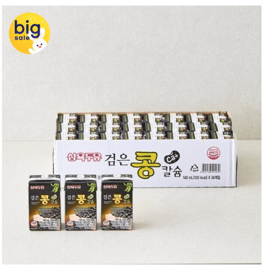 삼육두유 검은콩칼슘 140ml 48팩