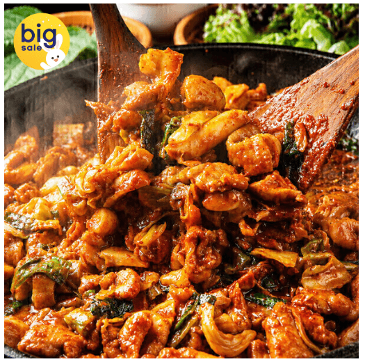 Chuncheon Marinated Chicken Galbi 600g×4p